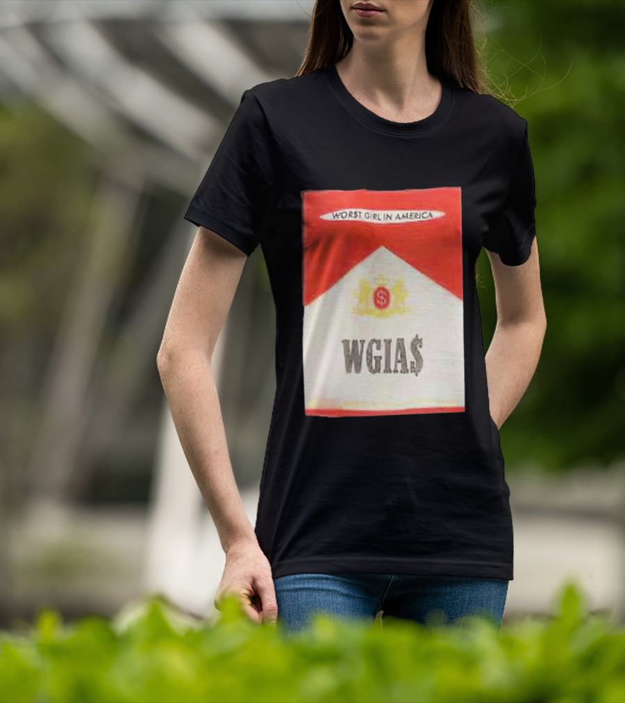 Slayyyter 2026 WGIA Tour Marlboro Parody Worst Girl In America T-Shirt