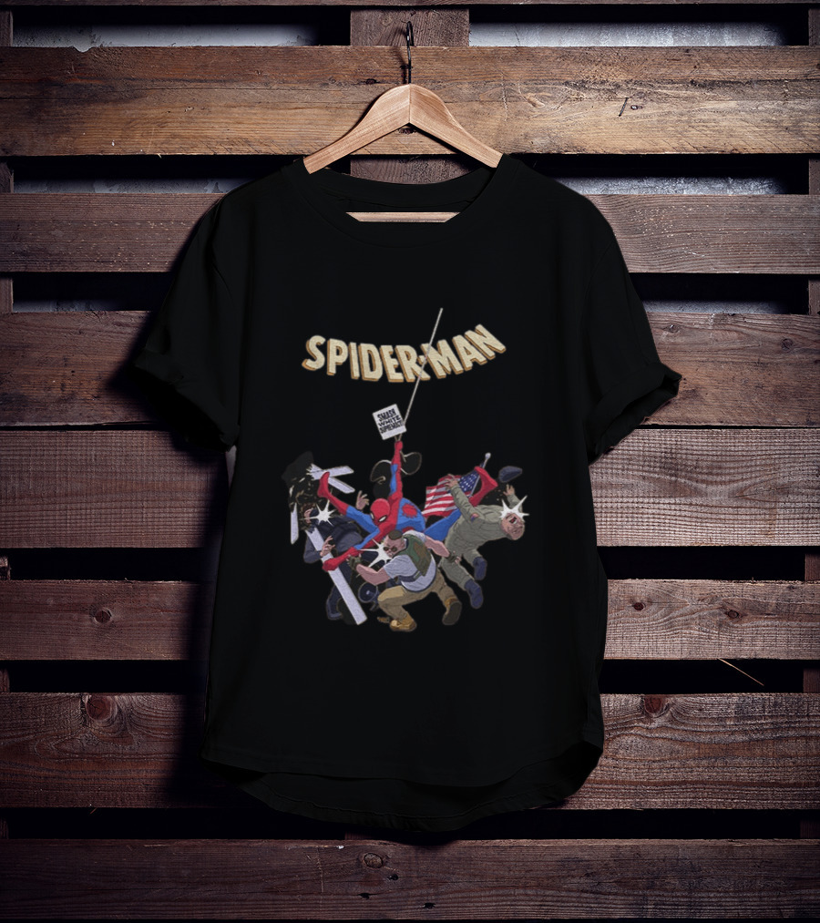 Smash White Supremacy Spider Man Action Against Hate T-Shirt