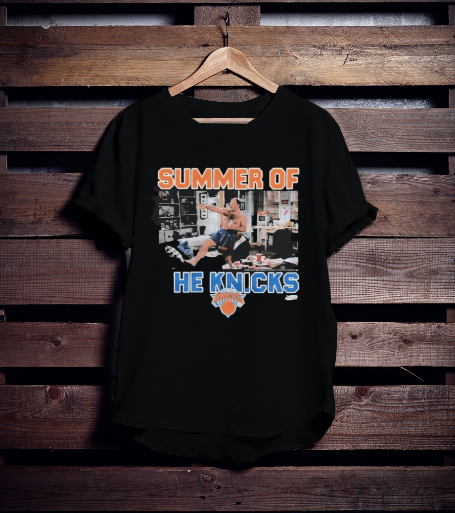 Summer Of He Knicks New York Basketball Fan Favorite 90s Nostalgia T-Shirt