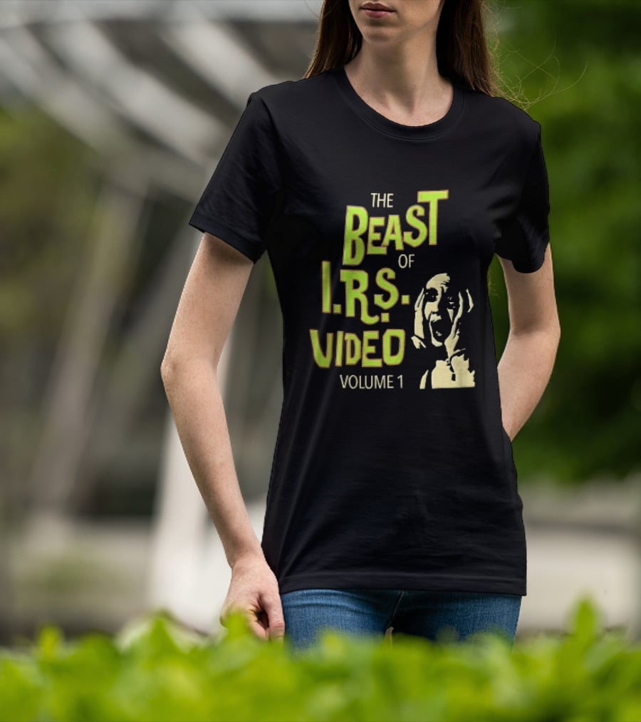 The Beast Of IRS Video Volume 1 Screaming Horror Face T-Shirt