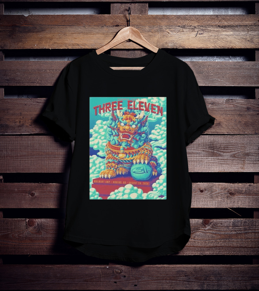 Three Eleven Concert Rogers AR Walmart AMP August 26 2026 Event Tiger Chinese T-Shirt
