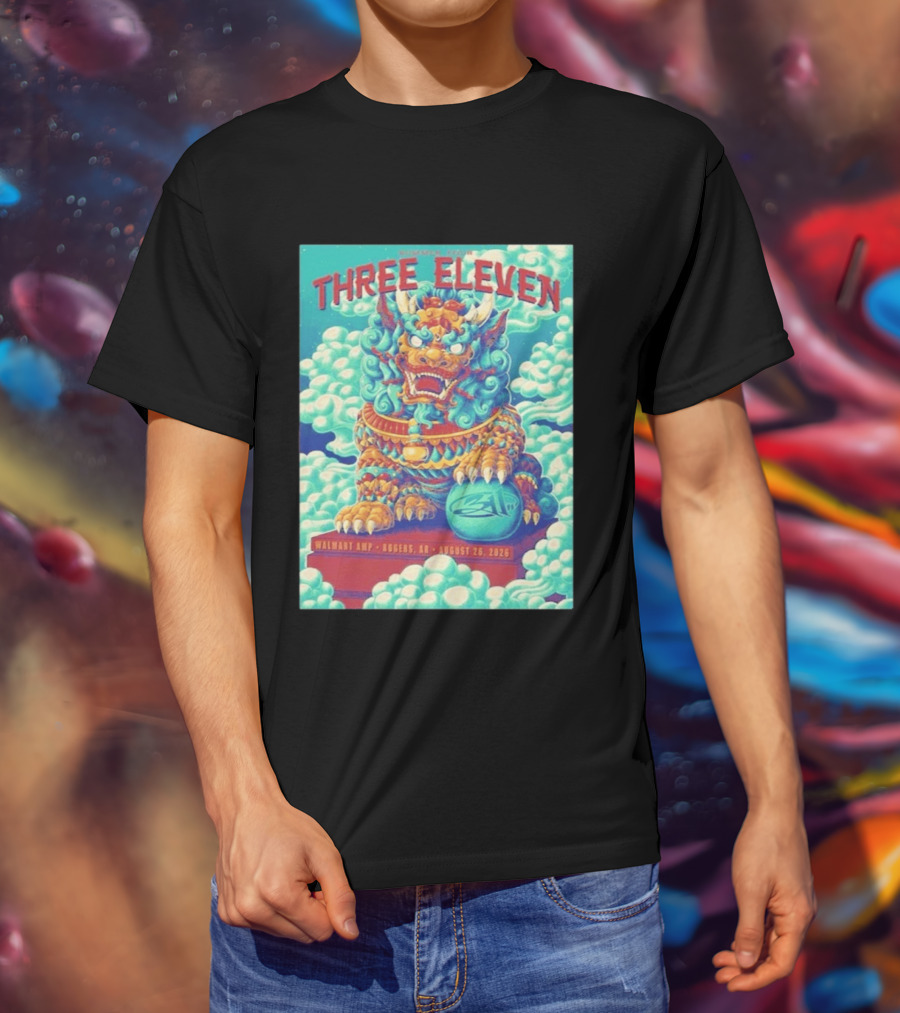Three Eleven Concert Rogers AR Walmart AMP August 26 2026 Event Tiger Chinese T-Shirt