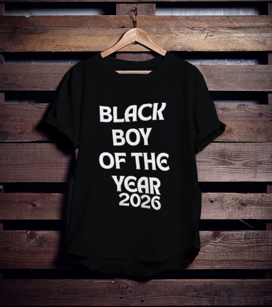 Black Boy Of The Year 2026 Empowerment Pride T-Shirt