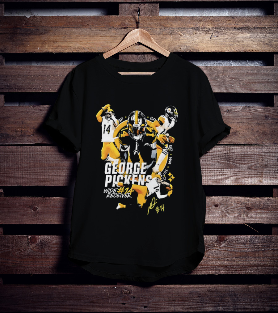 George Pickens Wide Receiver #14 Pittsburgh Steelers Football #14 T-Shirt