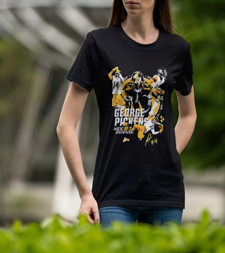 George Pickens Wide Receiver #14 Pittsburgh Steelers Football #14 T-Shirt