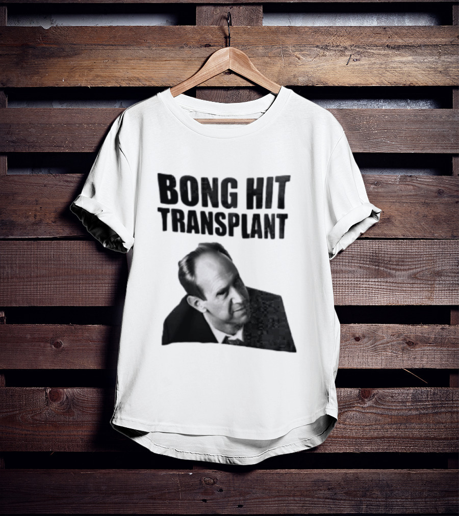 Bong Hit Transplant Joseph Morse Black And White Image T-Shirt