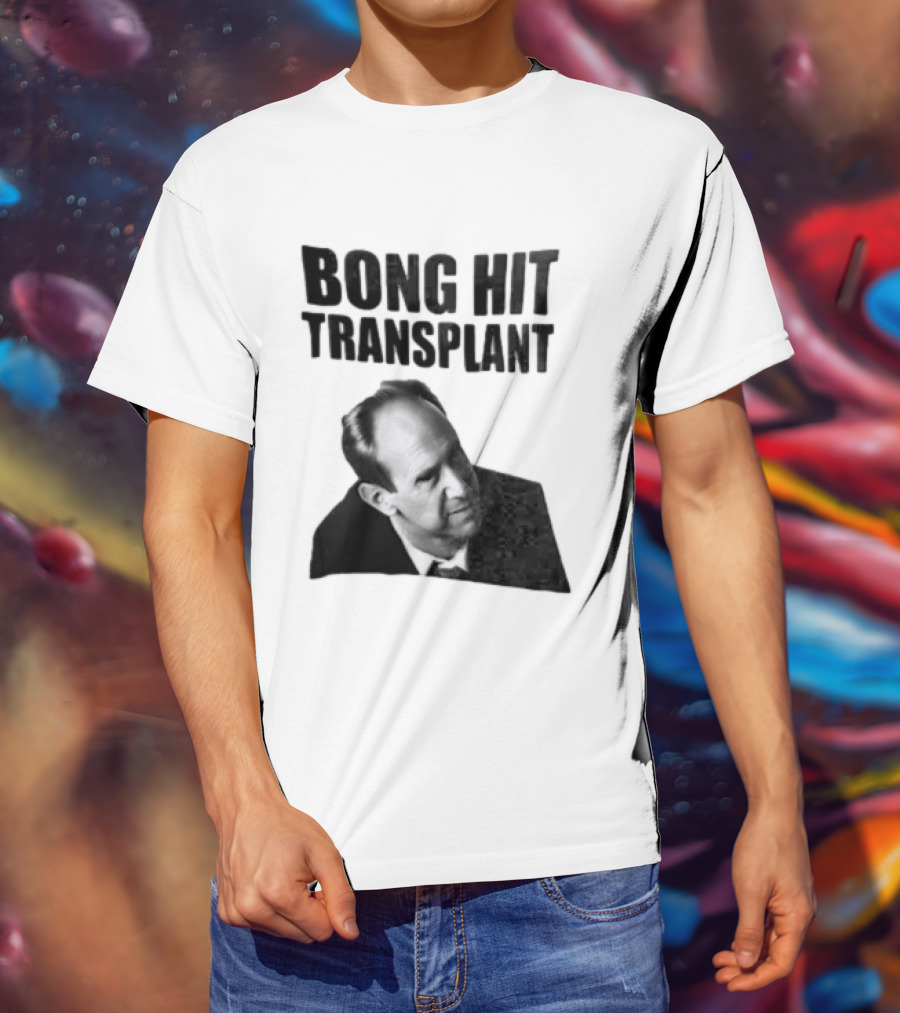 Bong Hit Transplant Joseph Morse Black And White Image T-Shirt