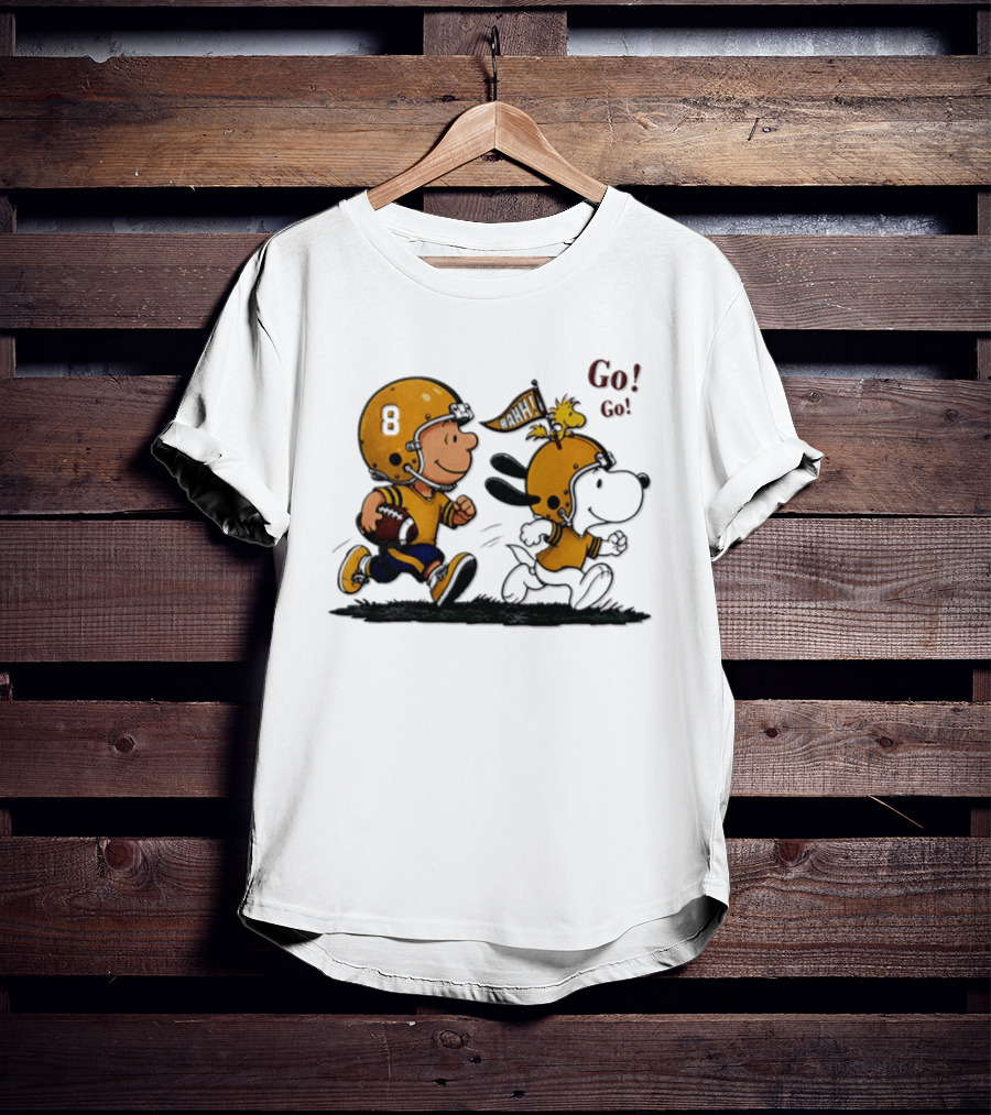 Charlie Brown Snoopy Peanuts Football Go Go Pittsburgh 2026 T-Shirt