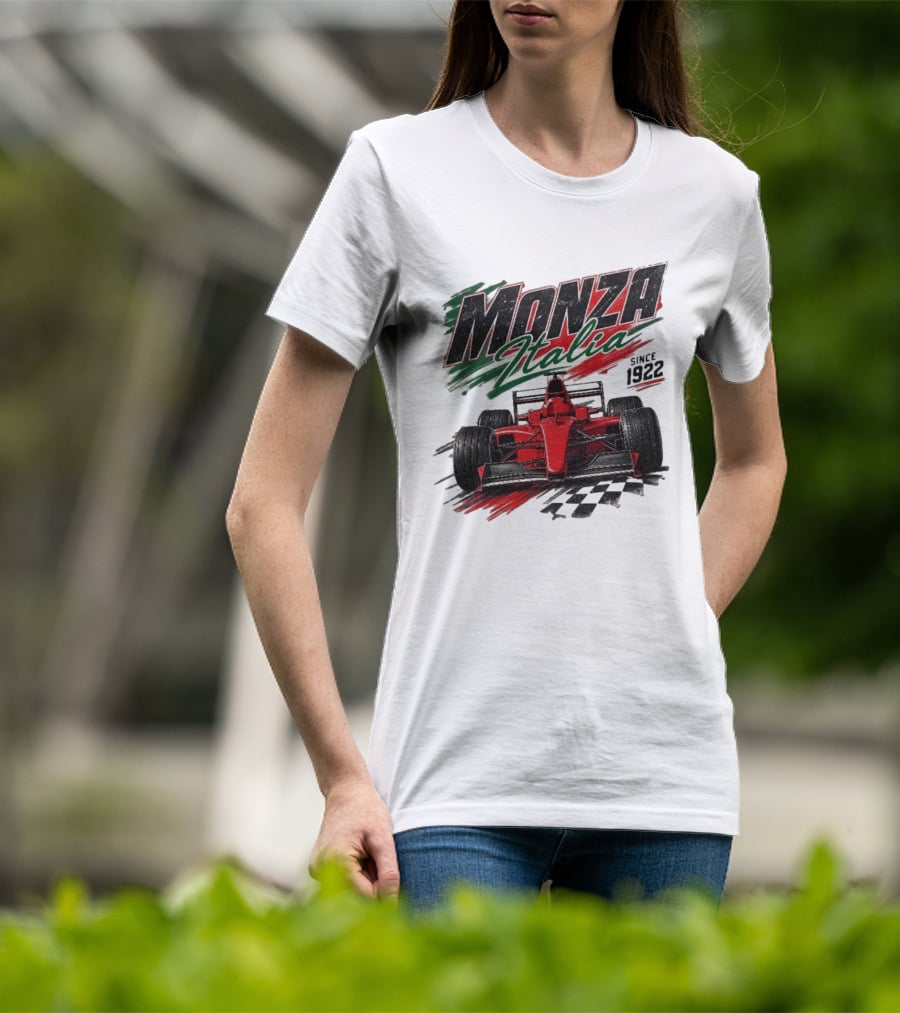 Monza Italia Racing Since 1922 Formula Car T-Shirt
