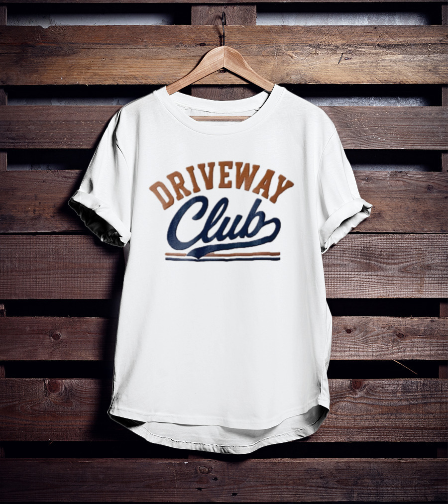 Driveway Club Vintage Script T-Shirt