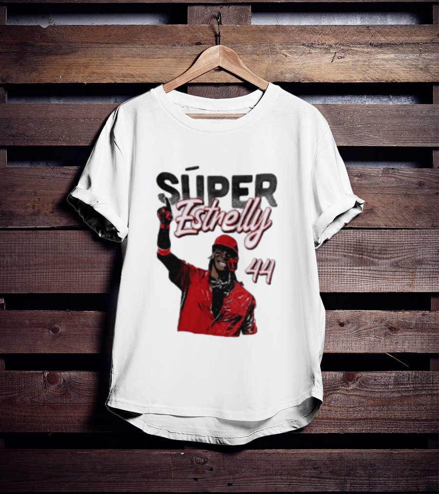 Elly De La Cruz Súper Estrelly 44 Cincinnati Reds T-Shirt