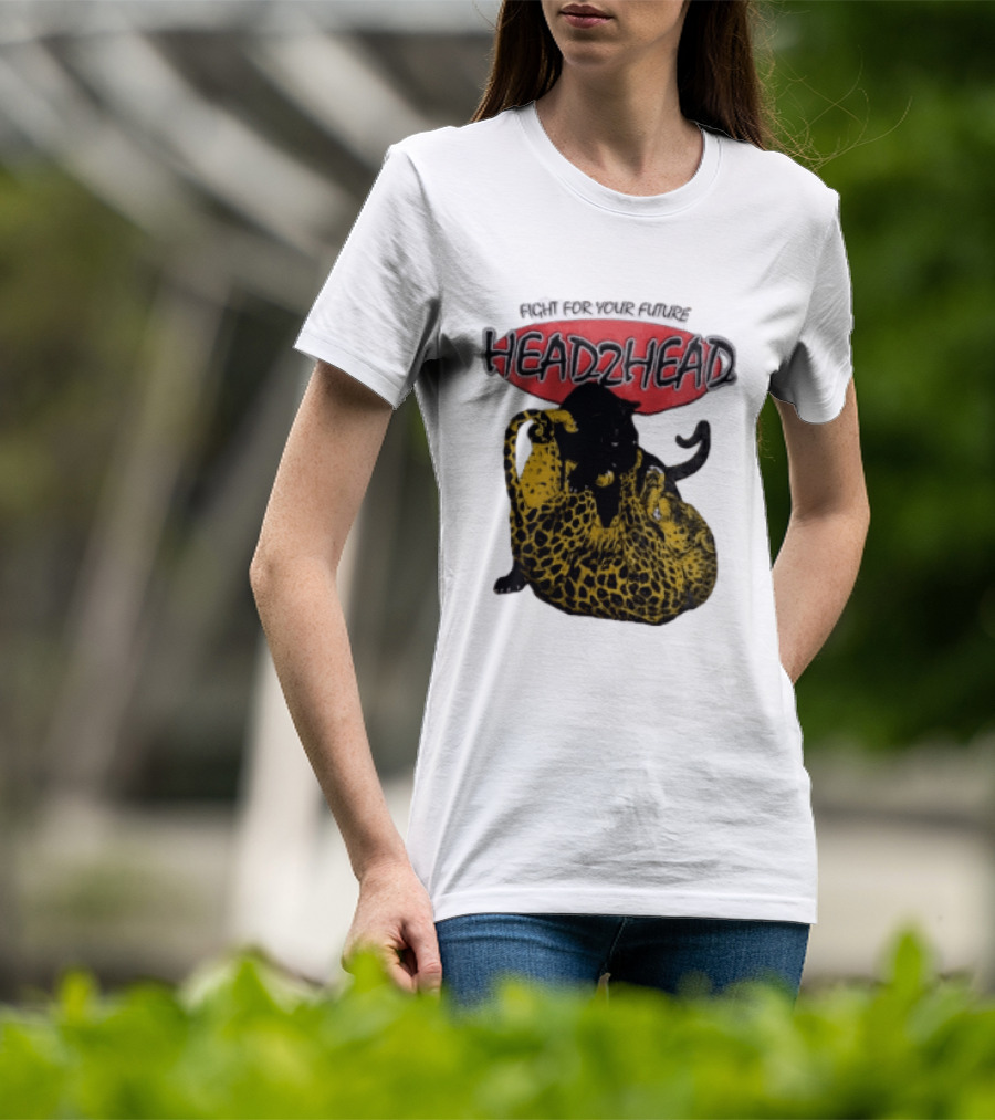 Fight For Your Future Head2Head Panther And Leopard T-Shirt