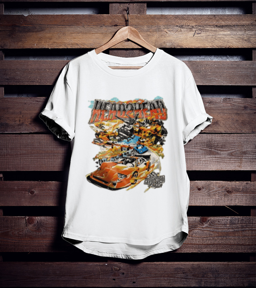 Head2Head Final Lap Racing Supercar Explosion Scene T-Shirt