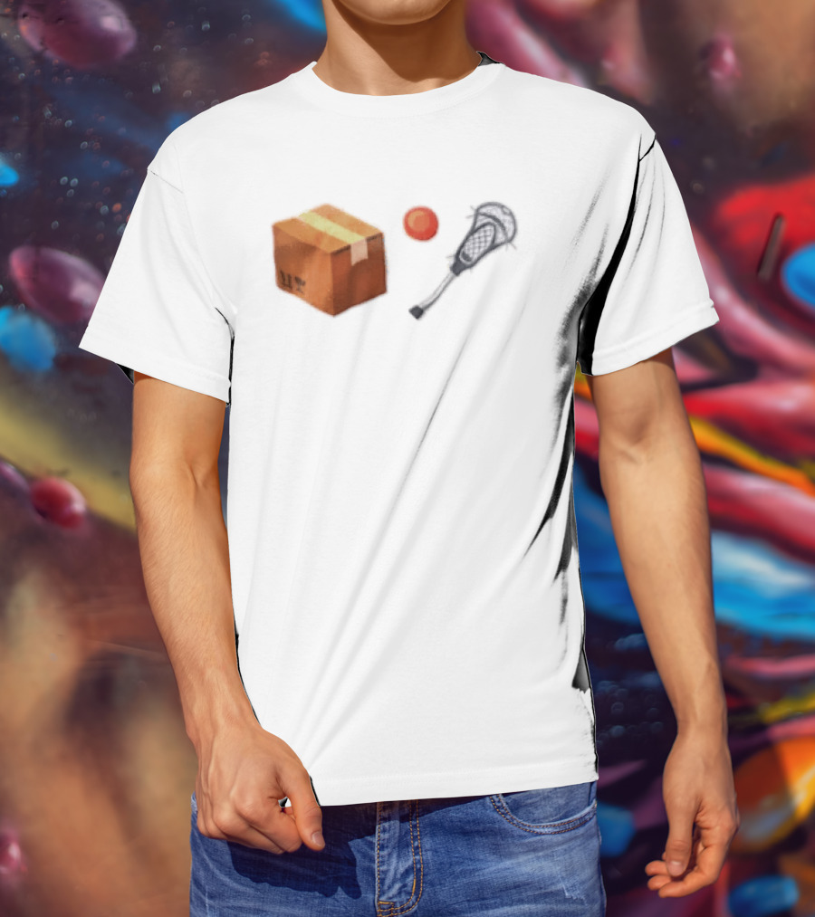 Lacrosse Stick Ball Box Package T-Shirt
