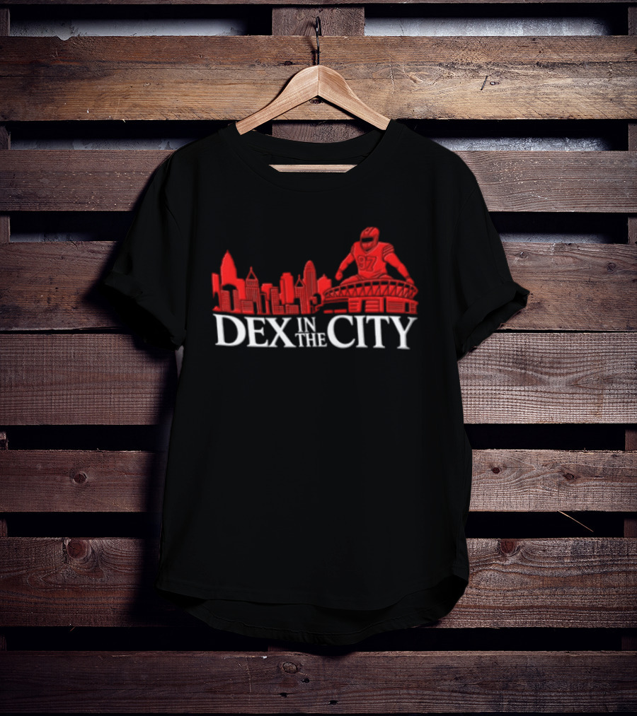 Dex In The City Football Skyline Adventure T-Shirt