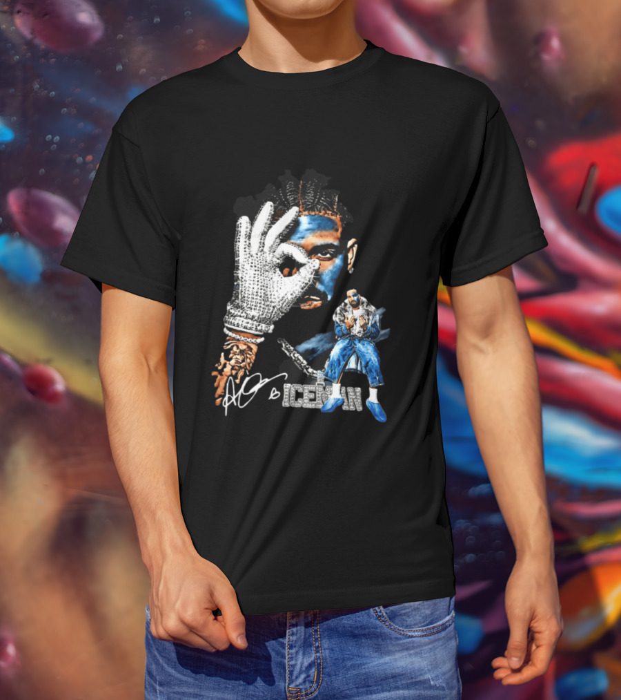 Drake Ice Man Brodie Signature Bling T-Shirt