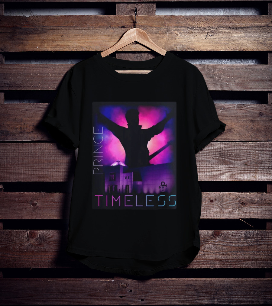 Prince Timeless Paisley Park Iconic Silhouette Purple Celebration August 28 2026 T-Shirt