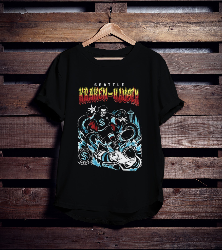 Seattle Kraken Danhausen WWE Friday Night 2026 Hockey Clash T-Shirt