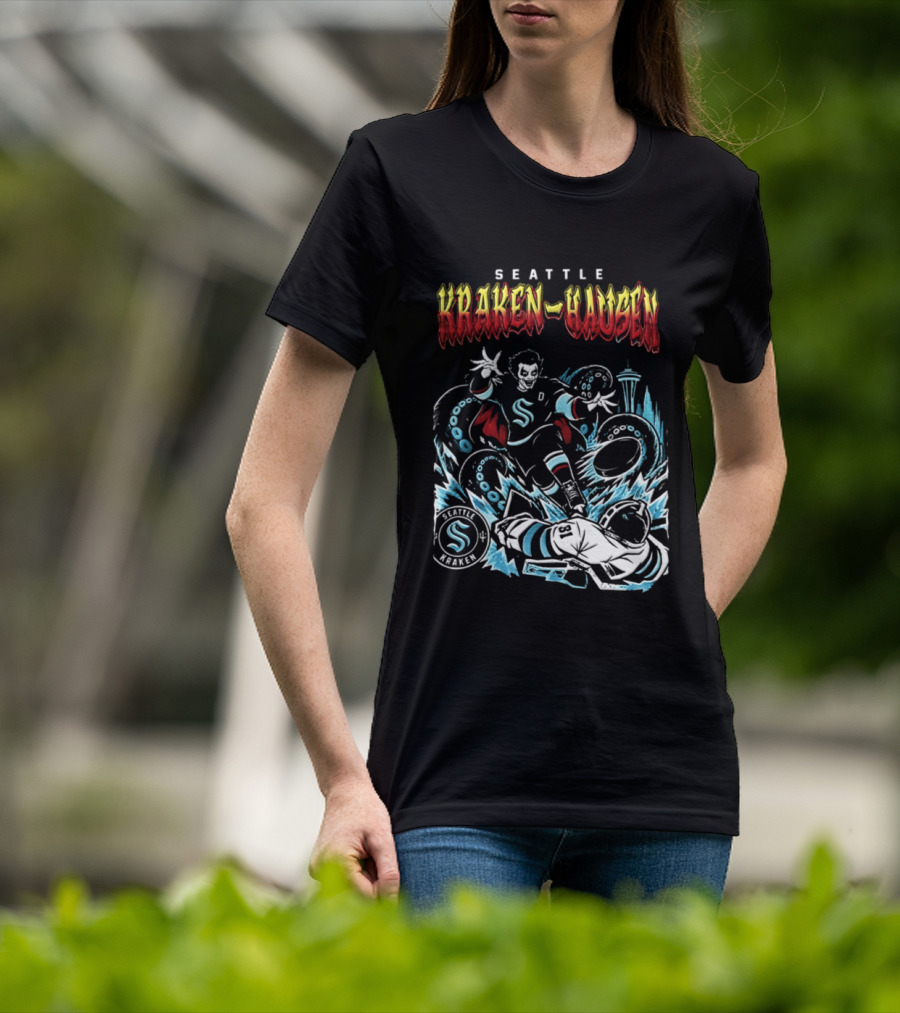Seattle Kraken Danhausen WWE Friday Night 2026 Hockey Clash T-Shirt