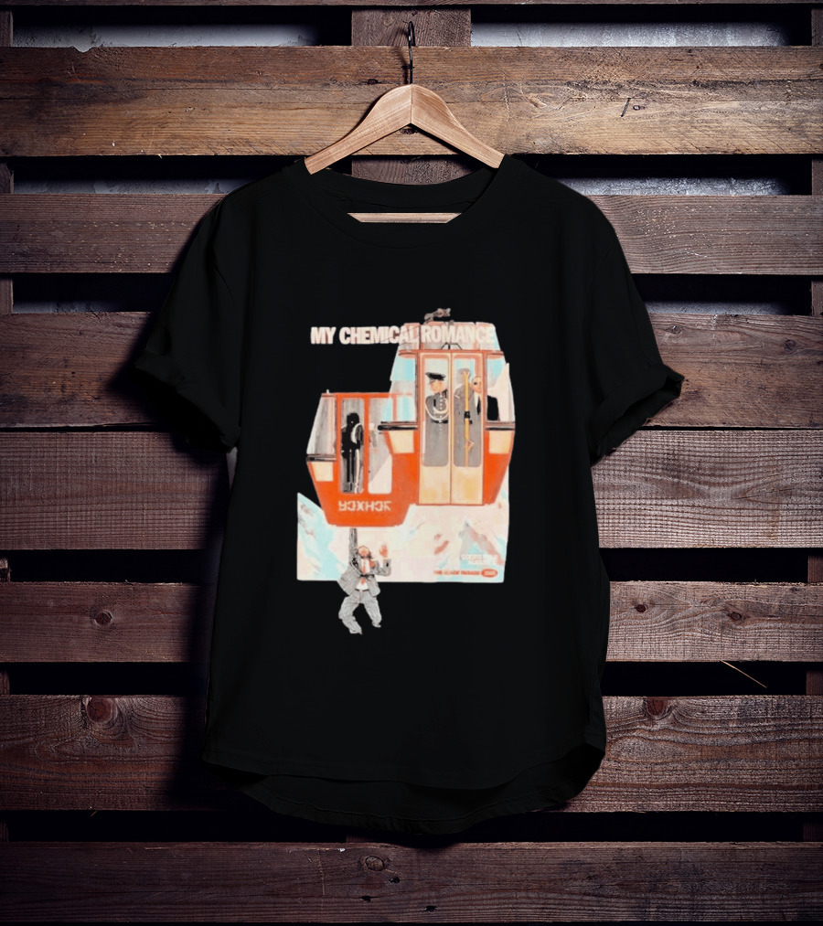 My Chemical Romance Coors Field 2026 Tour August 27th Denver CO Cable Car Print T-Shirt