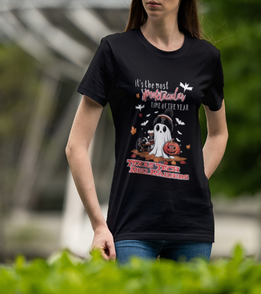 Texas Tech Red Raiders Most Spooktacular Time Of Year Ghost Pumpkin T-Shirt