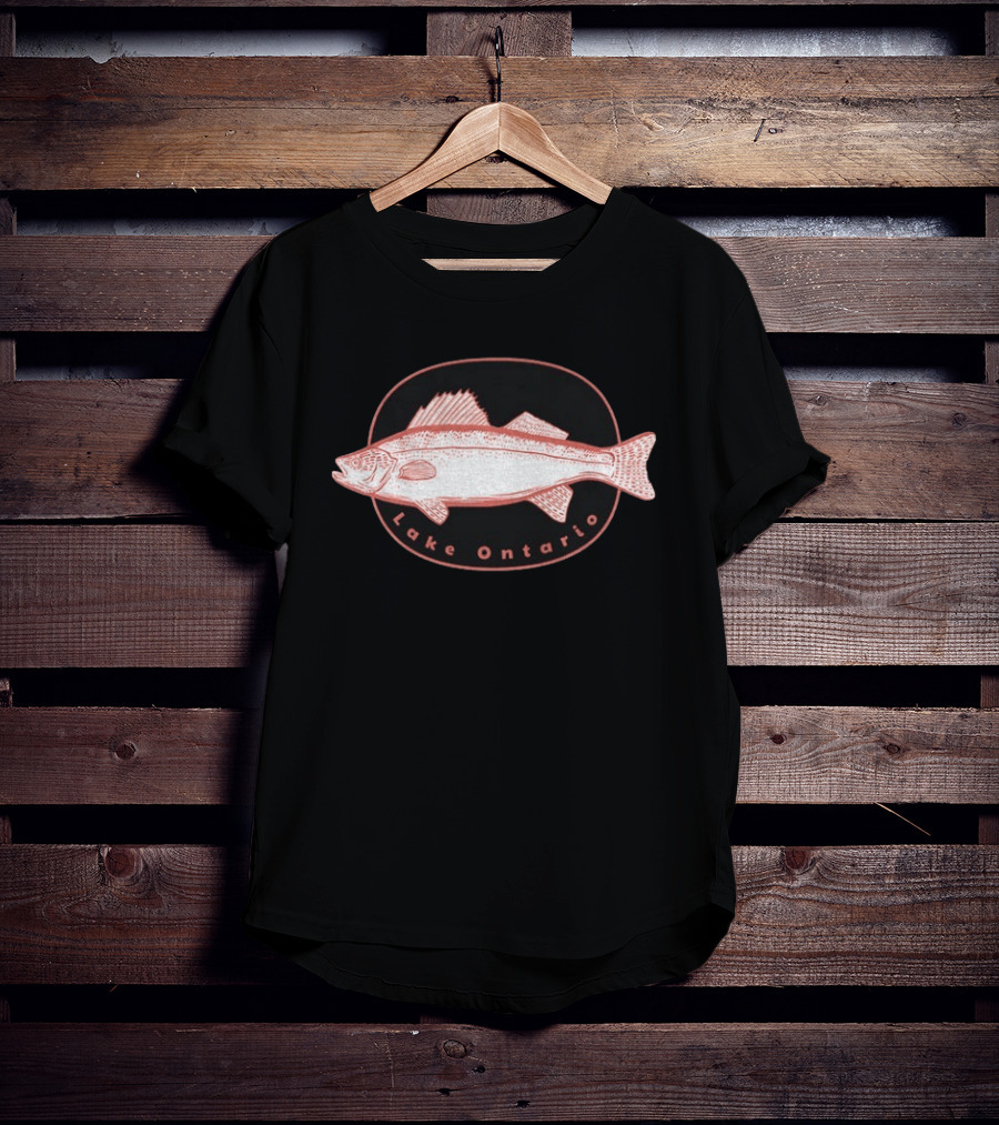 Walleye Freshwater Fish Lake Ontario T-Shirt