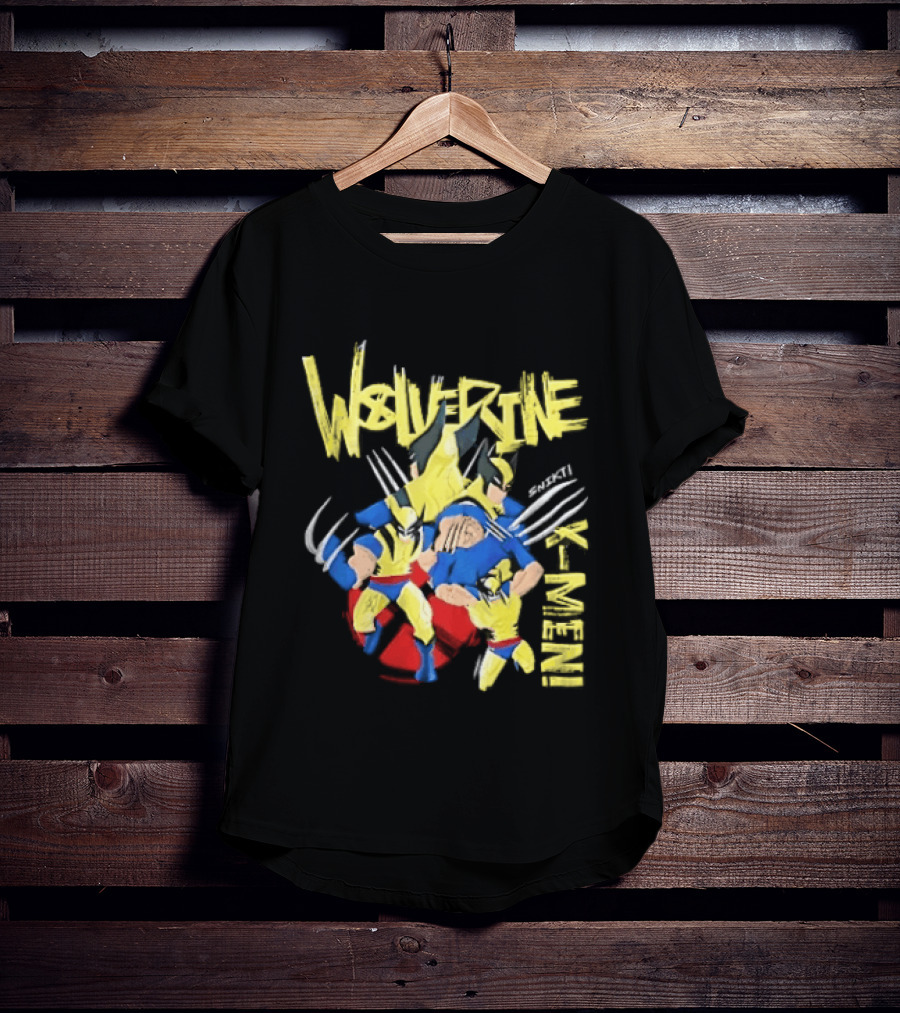Wolverine Snikt X Men Comic Claws Action T-Shirt