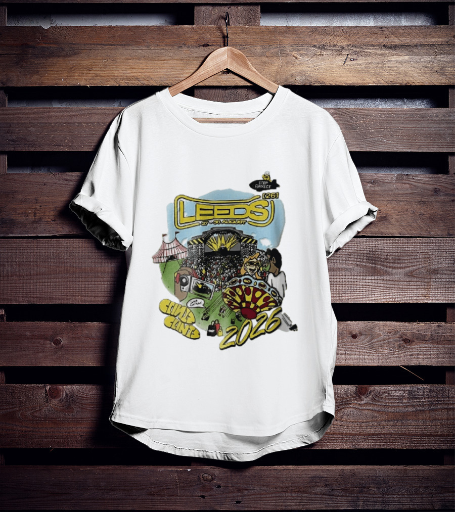 Leeds Step Correct 27 30 August 2026 Music Festival Fairground Clints Cantz T-Shirt