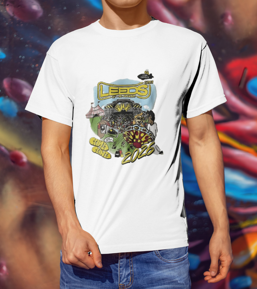 Leeds Step Correct 27 30 August 2026 Music Festival Fairground Clints Cantz T-Shirt