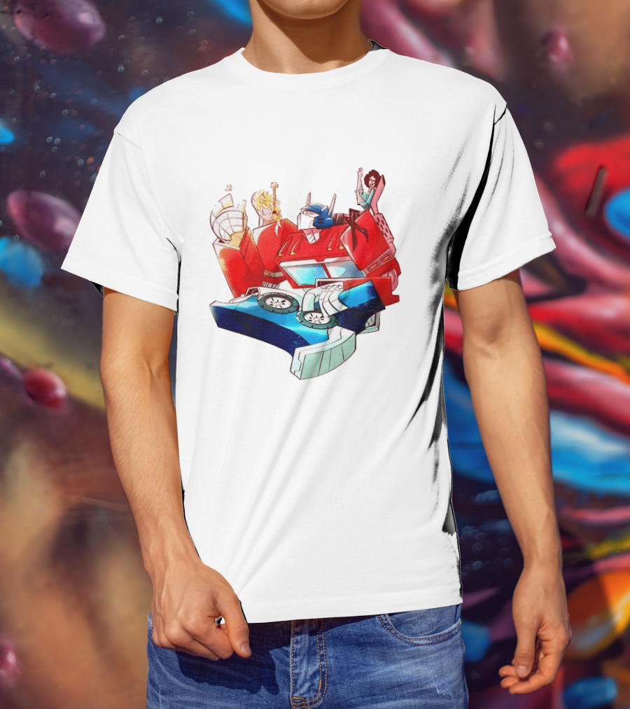 Dolly Parton Tim Curry Peter Cullen Optimus Prime T-Shirt