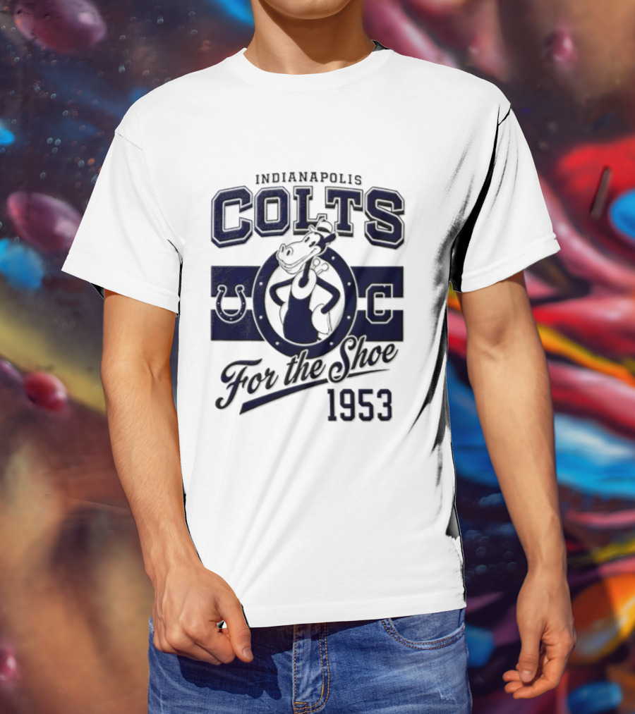 Indianapolis Colts Goofy 1953 For The Shoe T-Shirt