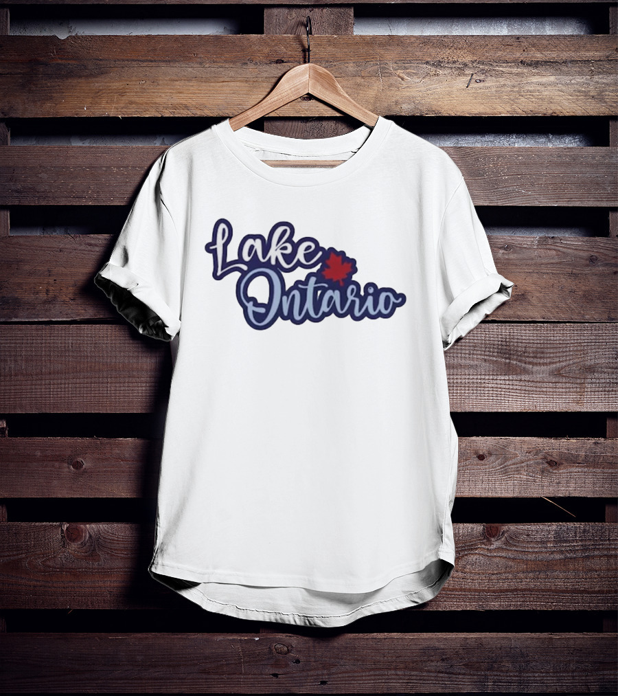 Lake Ontario Canada Maple Leaf T-Shirt