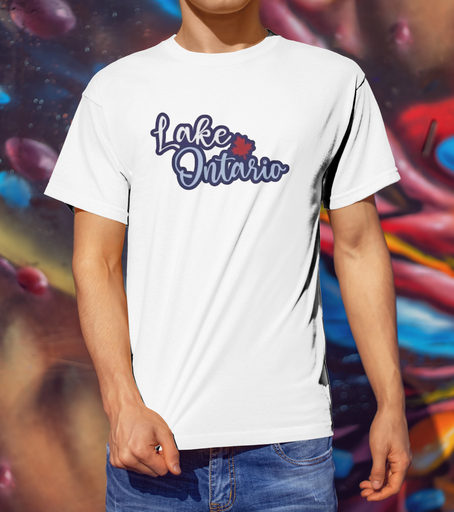 Lake Ontario Canada Maple Leaf T-Shirt