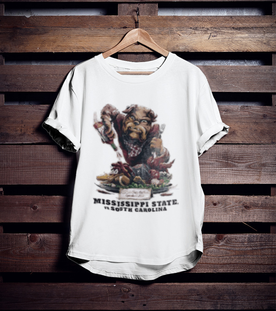 Williams Price Stadium September 19 2026 Mississippi State Vs South Carolina Bulldog T-Shirt
