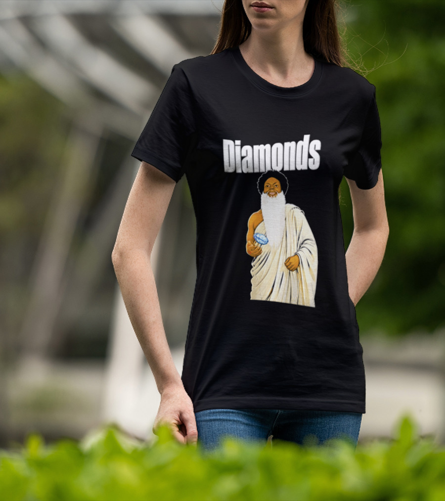 Diamonds Randy Moss Minnesota Vikings Iconic Sports Legend T-Shirt