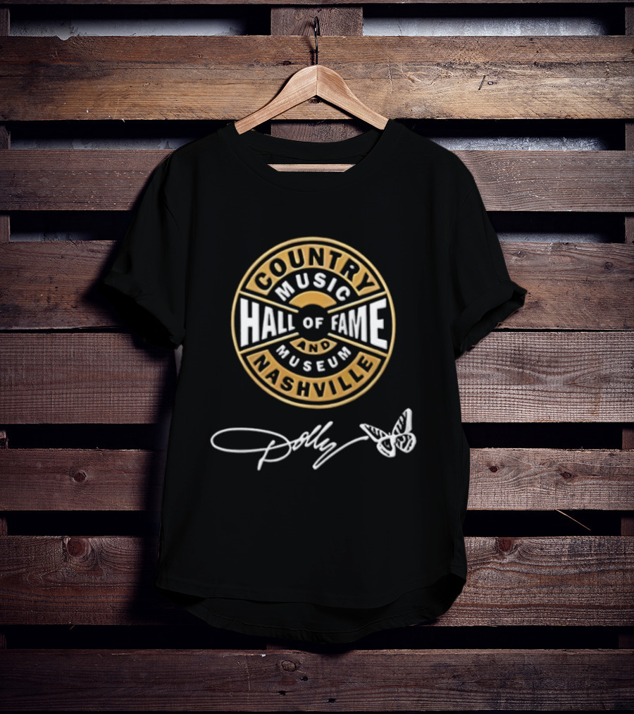 Dolly Parton Country Music Hall Of Fame And Museum Nashville Butterfly T-Shirt