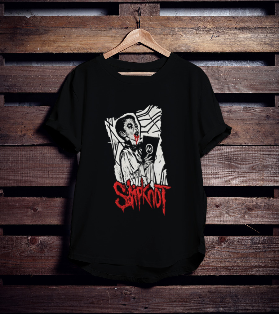 Slipknot Bloody Vampire Choir Horror Holding M Book T-Shirt