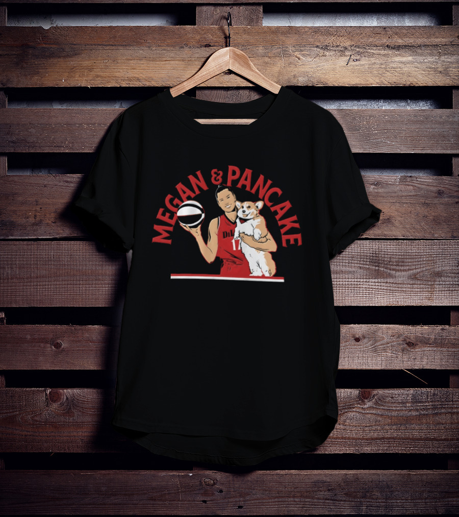 Megan & Pancake DiLeo Portland Player WNBA T-Shirt