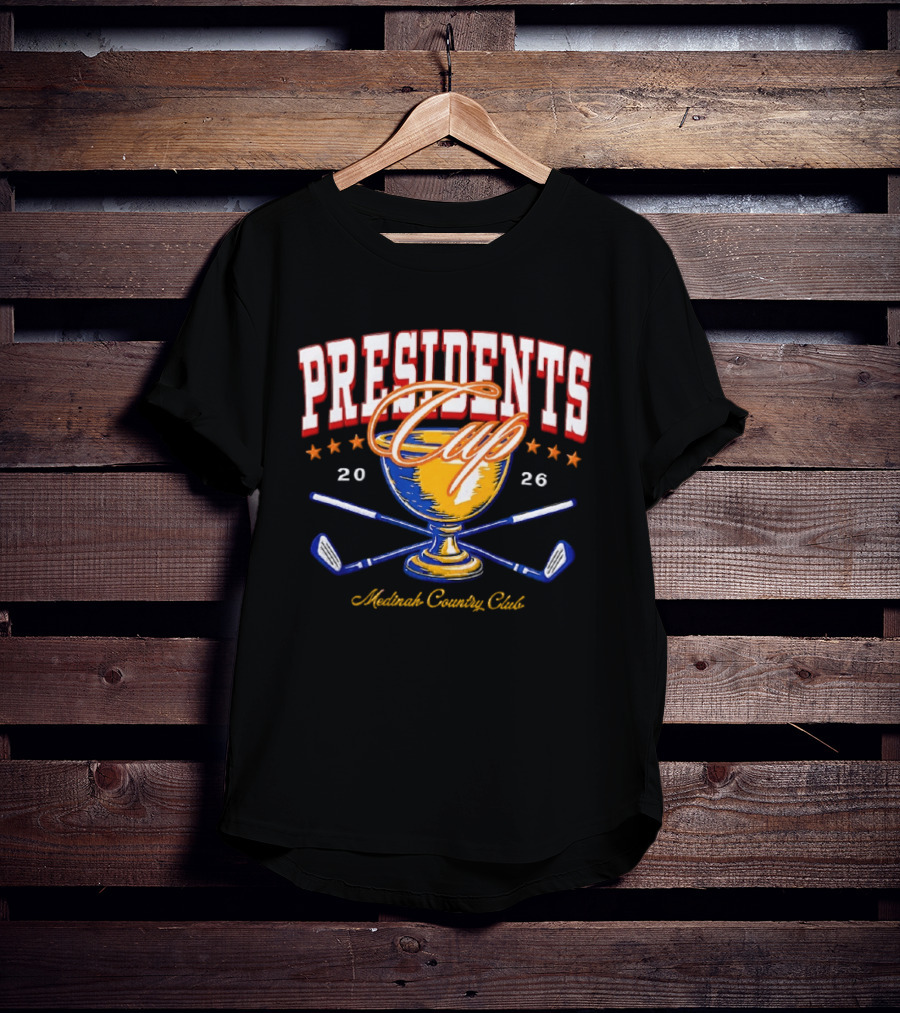 Presidents Cup 2026 Medinah Country Club Golf Trophy T-Shirt