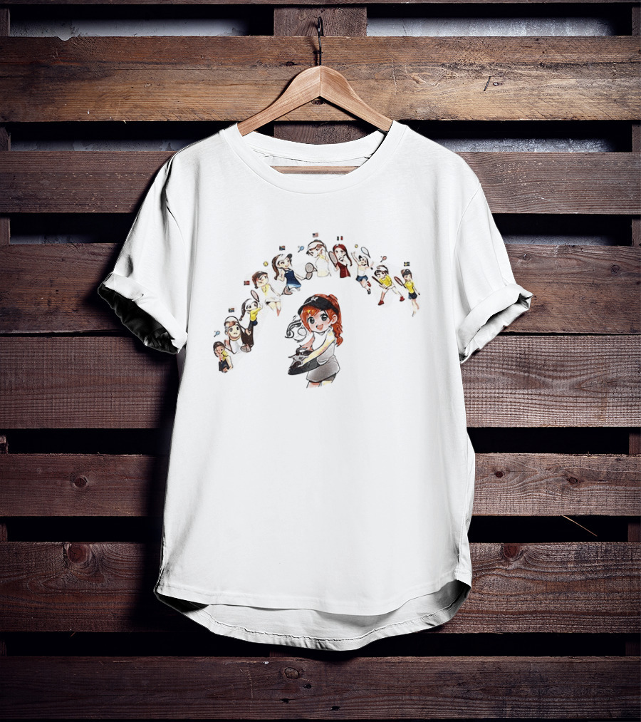 Elena Rybakina US Open Tennis Characters T-Shirt