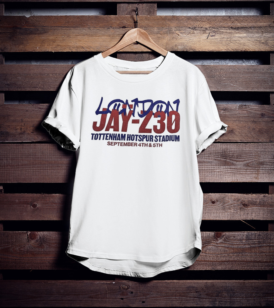 London Jay Z30 Tottenham Hotspur Stadium September 4th 5th T-Shirt