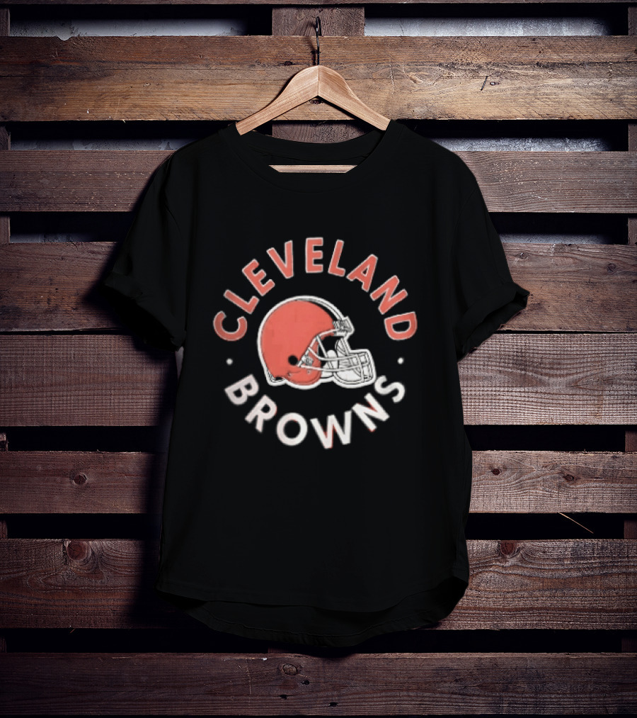 Cleveland Browns Football Helmet Team Fan T-Shirt