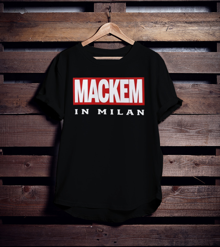 Mackem In Milan Red And White T-Shirt