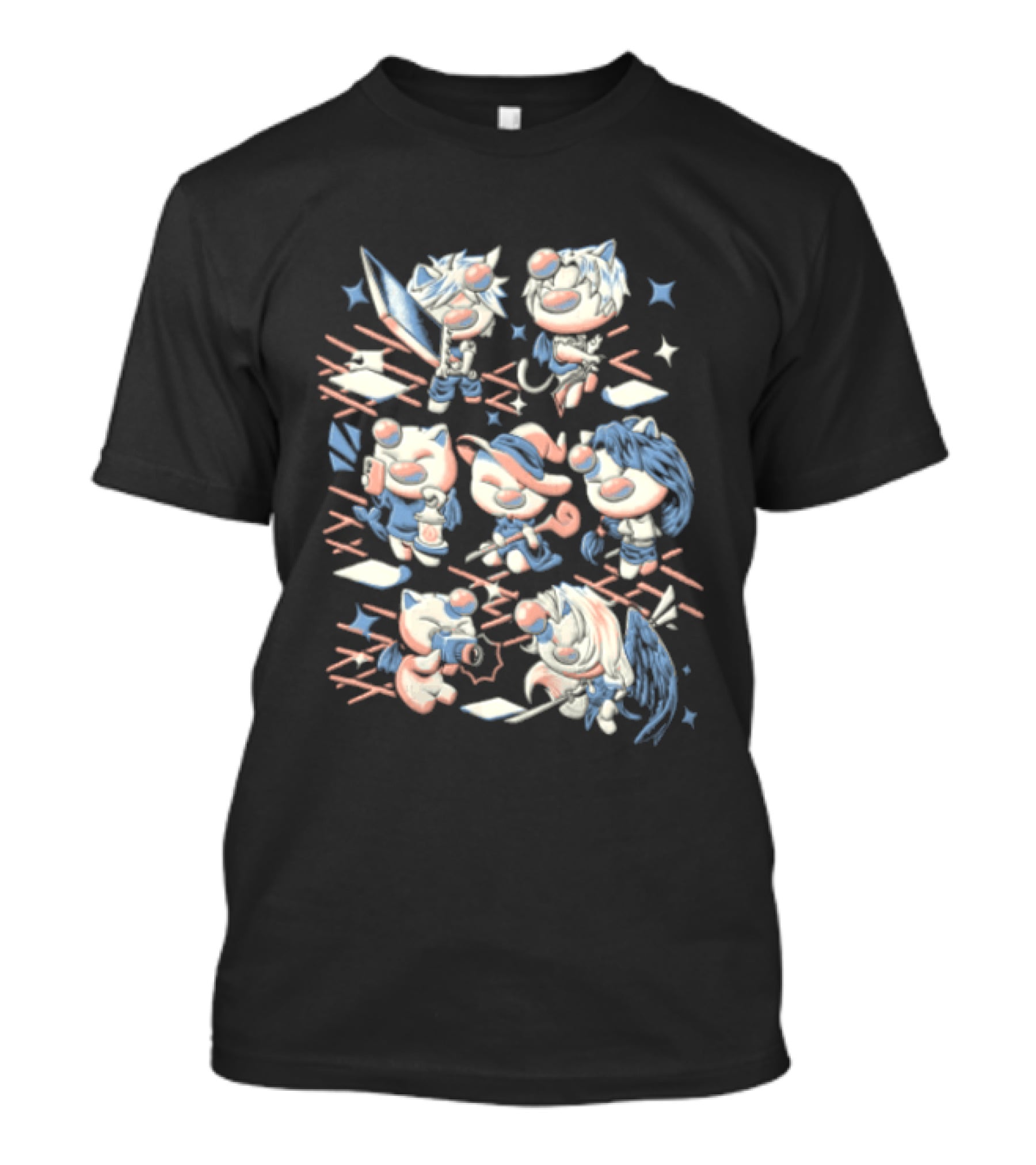 Final Fantasy Cosplay Contest Kupo Mog Moogle Characters T-Shirt