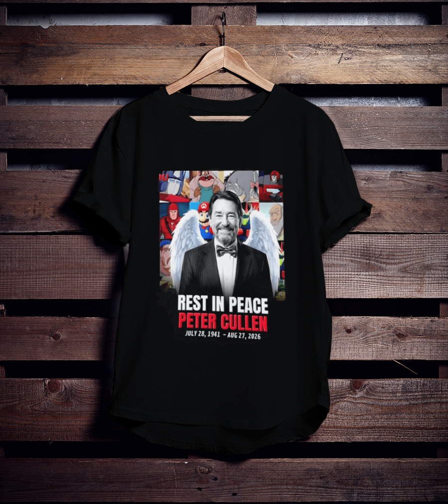 Rest In Peace Peter Cullen 1941 2026 Optimus Prime Mario Eeyore Memorial T-Shirt