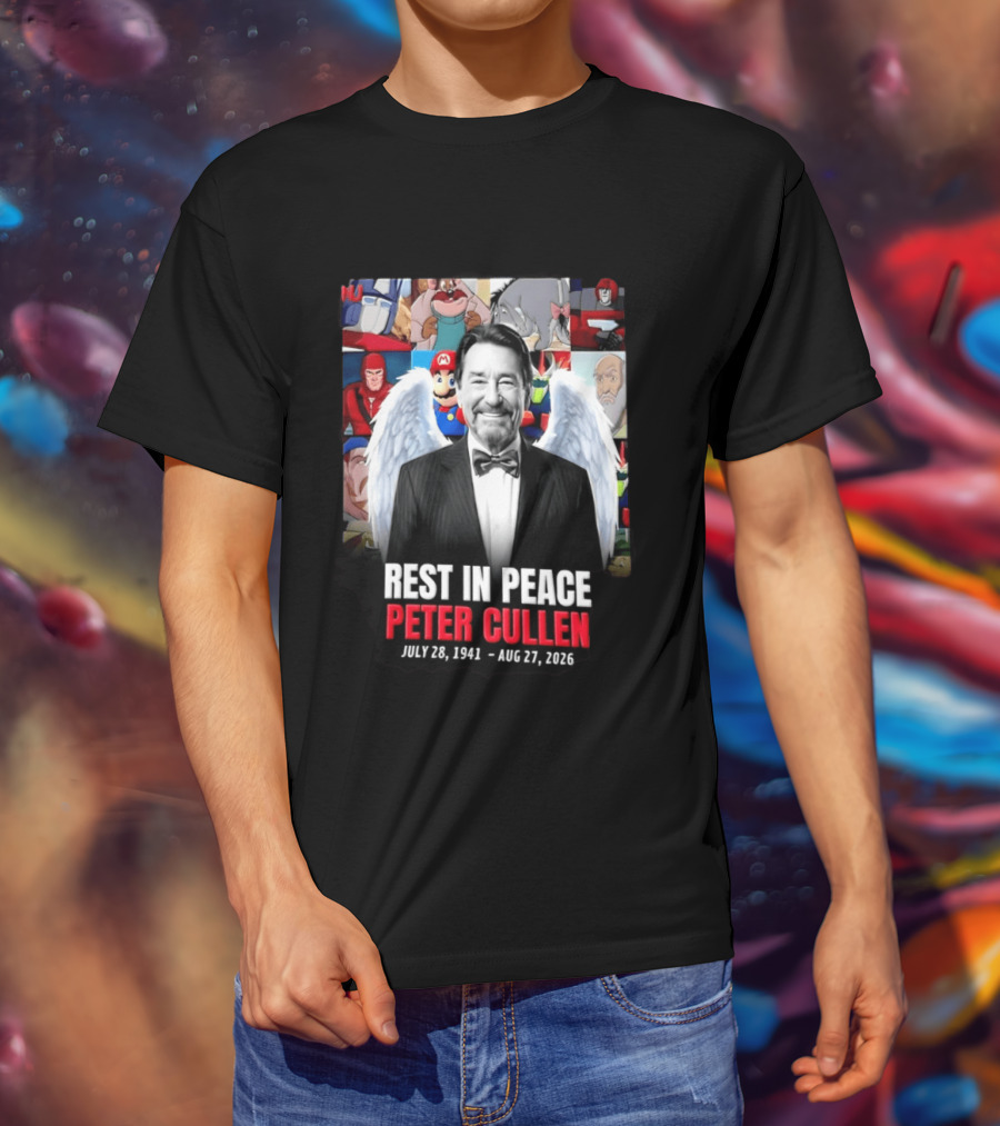 Rest In Peace Peter Cullen 1941 2026 Optimus Prime Mario Eeyore Memorial T-Shirt