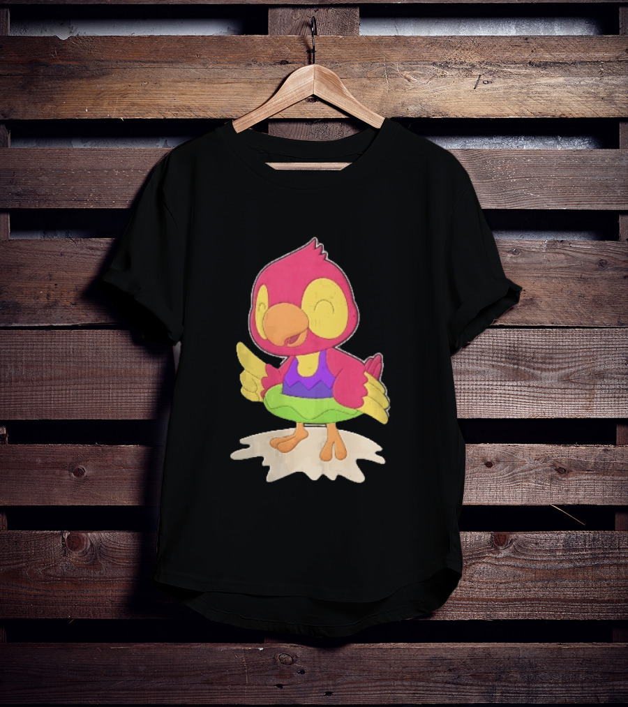 Parrot Inflatable Float Summer Fun Bird T-Shirt