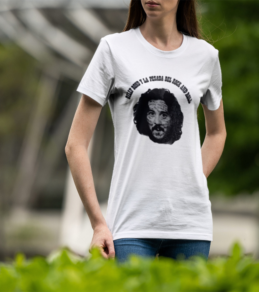 Billy Bond Y La Pesada Del Rock And Roll Monochrome Face Giuliano Canterini T-Shirt