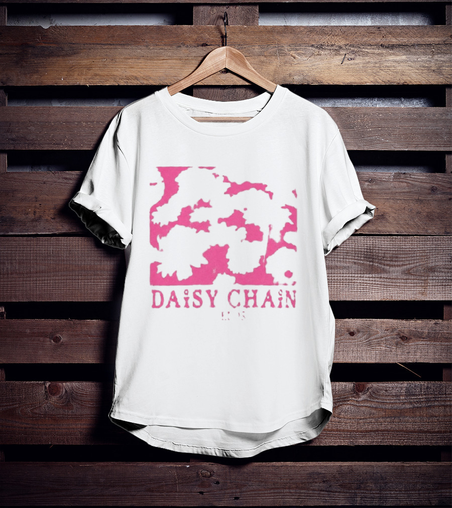 Olivia Rodrigo Daisy Chain Pink Distressed T-Shirt