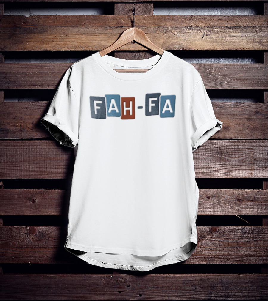 The Audacity Fah Fa Series Block Style Retro Tiles T-Shirt